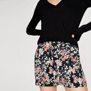 Zara Multicolor Floral Printed Shorts (NWT)